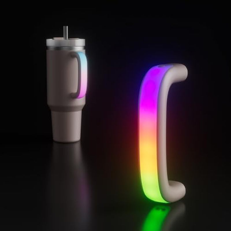 6 สี LED Light-Up Tumbler สําหรับ Stanley 40oz/30oz, สบายขวดน้ําสําหรับ Stanley Tumbler-ใช้งานร่วมกั