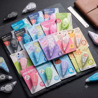 S0097 [มาใหม่!!] เทปลบคำผิด การ์ตูน อย่างดี 5มม. ยาว8,16เมตร ลบปากกา ขนาดเล็ก กระทัดรัด น่ารักมากๆ