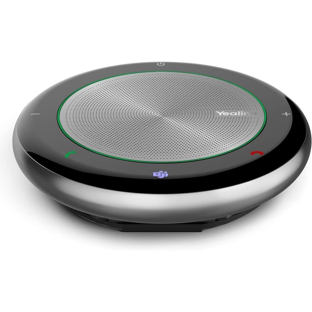 Yealink ลําโพงบลูทูธโทรศัพท์ SP96 พร้อม Dongle รองรับ Daisy-Chain 26H Talk Time Teams ได้รับการรับรอ