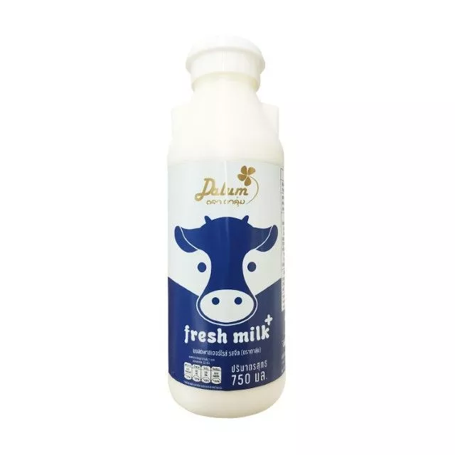 ดาลุ่ม นมสดรสจืด Dalum Fresh Milk 750ml.