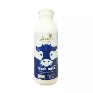 ดาลุ่ม นมสดรสจืด Dalum Fresh Milk 750ml.