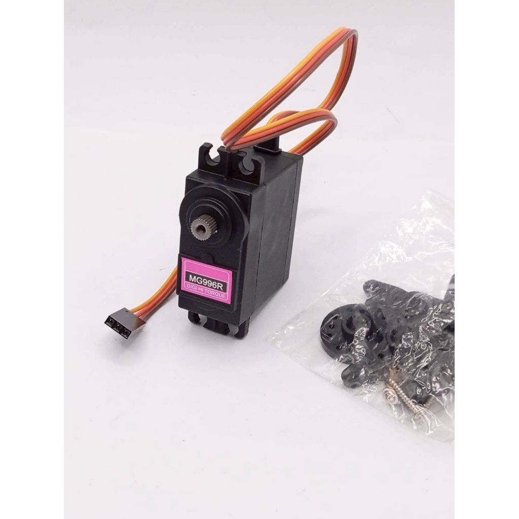 MG-966R เซอร์โวมอเตอร์รุ่น TowerPro MG996R 360 องศา หมุนซ้าย/ขวา แบบต่อเนื่อง ล็อกตำแหน่งหยุดไม่ได้