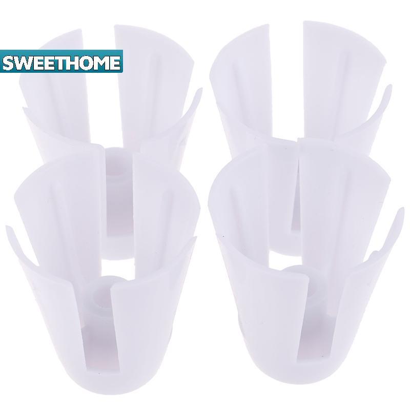 SWEETHOME 4 ชิ้น/เซ็ตเกลียว Spool กรวยผู้ถืออุปกรณ์เย็บผ้าสําหรับ Janome 644D 744D