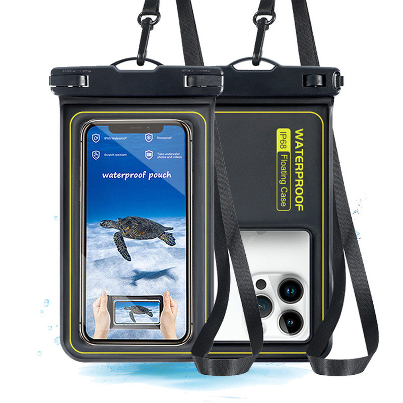 ใหม่ฟองน้ําลอยโทรศัพท์มือถือกระเป๋ากันน้ํากลางแจ้ง Drifting Travel IP68 ดําน้ํากระเป๋าเก็บโทรศัพท์มือถือว่ายน้ําโทรศัพท์มือถือกรณีกันน้ํา