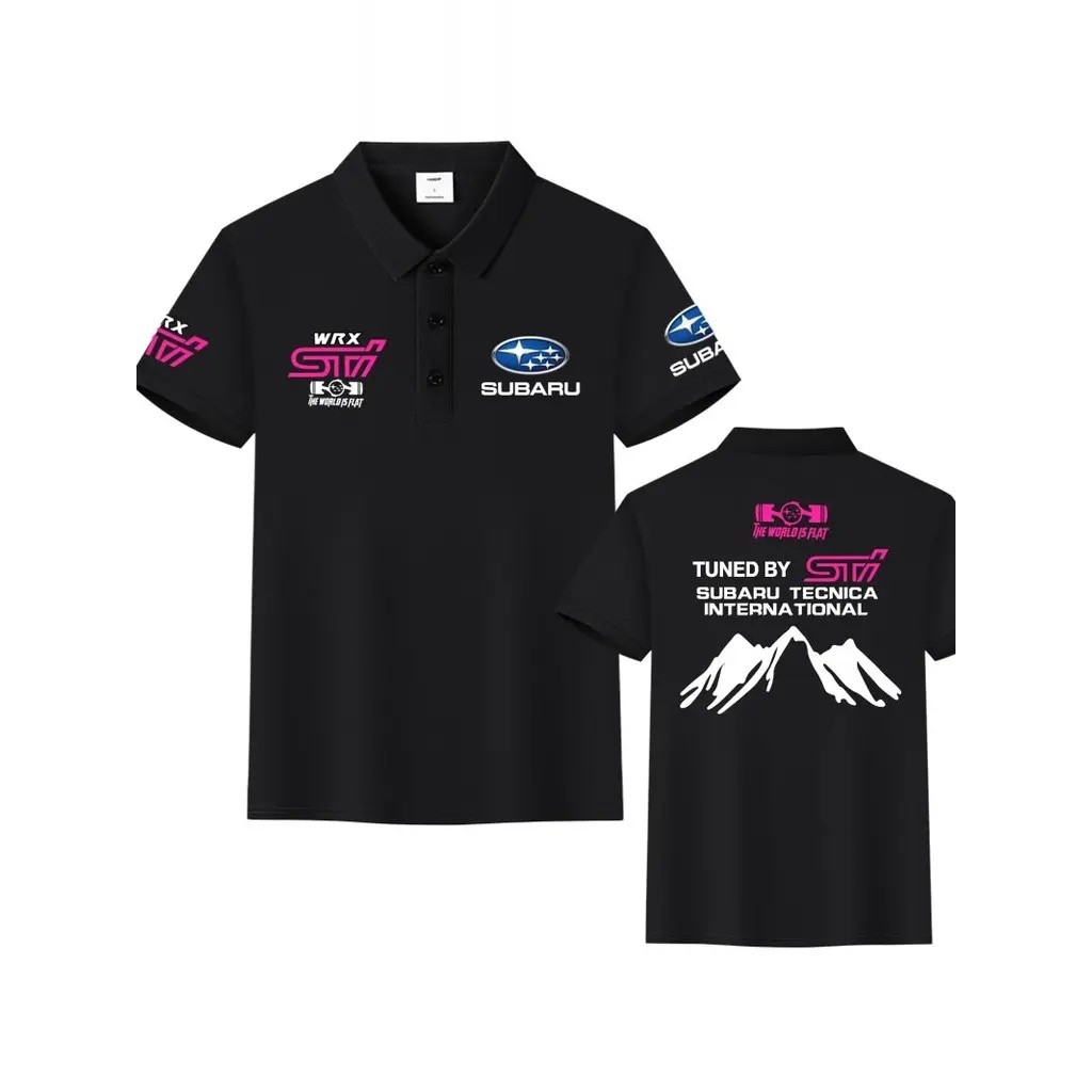 [มีสินค้าพร้อมส่ง] Subaru SUBARU อุปกรณ์ตกแต่งรถยนต์ สไตล์เดียวกัน แฟนรถยนต์  เสื้อโปโลผ้าฝ้ายไหมน้ำ