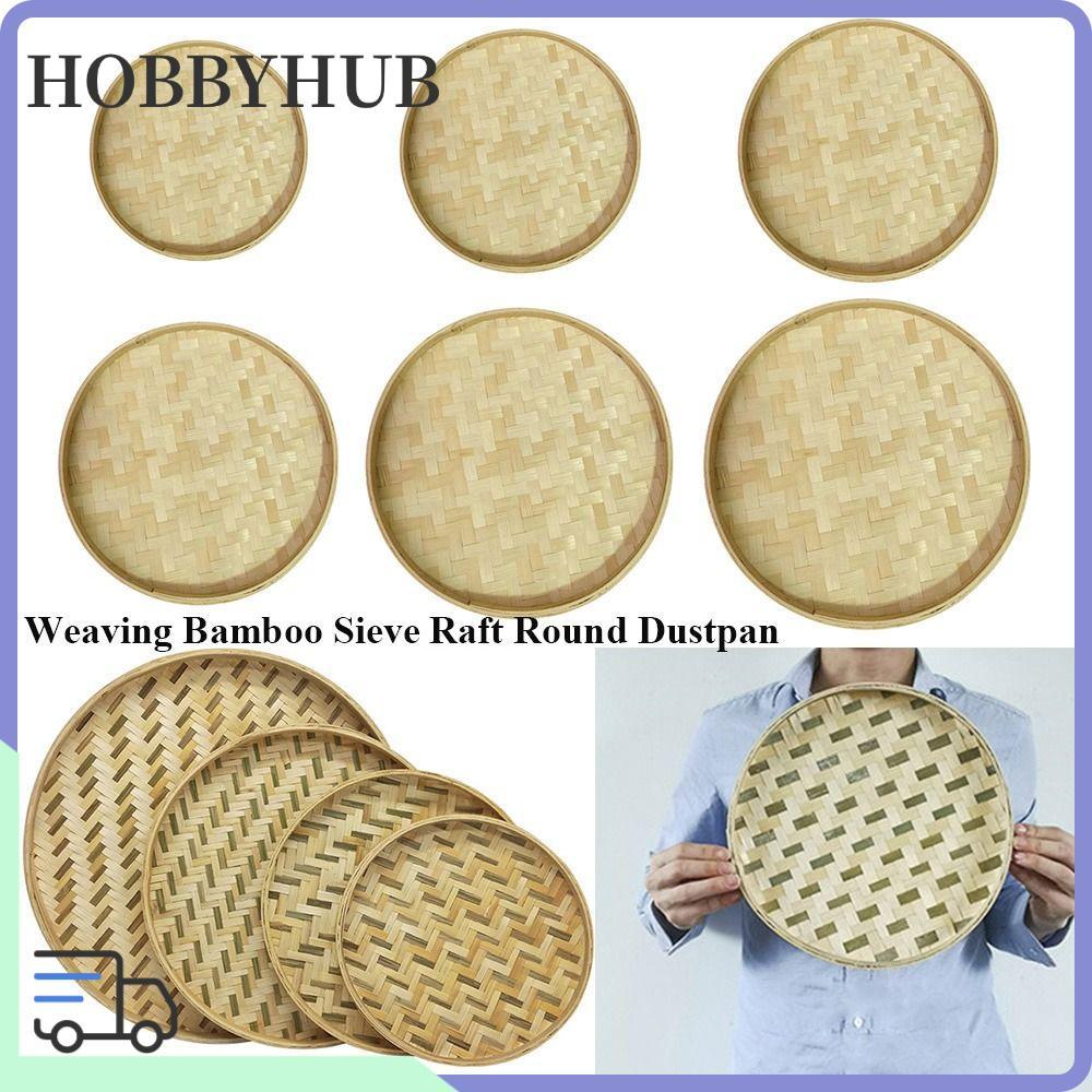 HOBBYHUB Raft Round Punching Fruit Bread Basket Multisizes Fruit Bread Basket Storage Trays