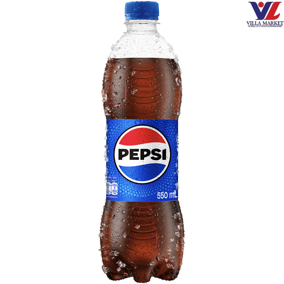 [สินค้าส่งด่วน] [1047] Pepsi Regular 550Ml. เป๊ปซี่ สูตรปกติ 550 มล.