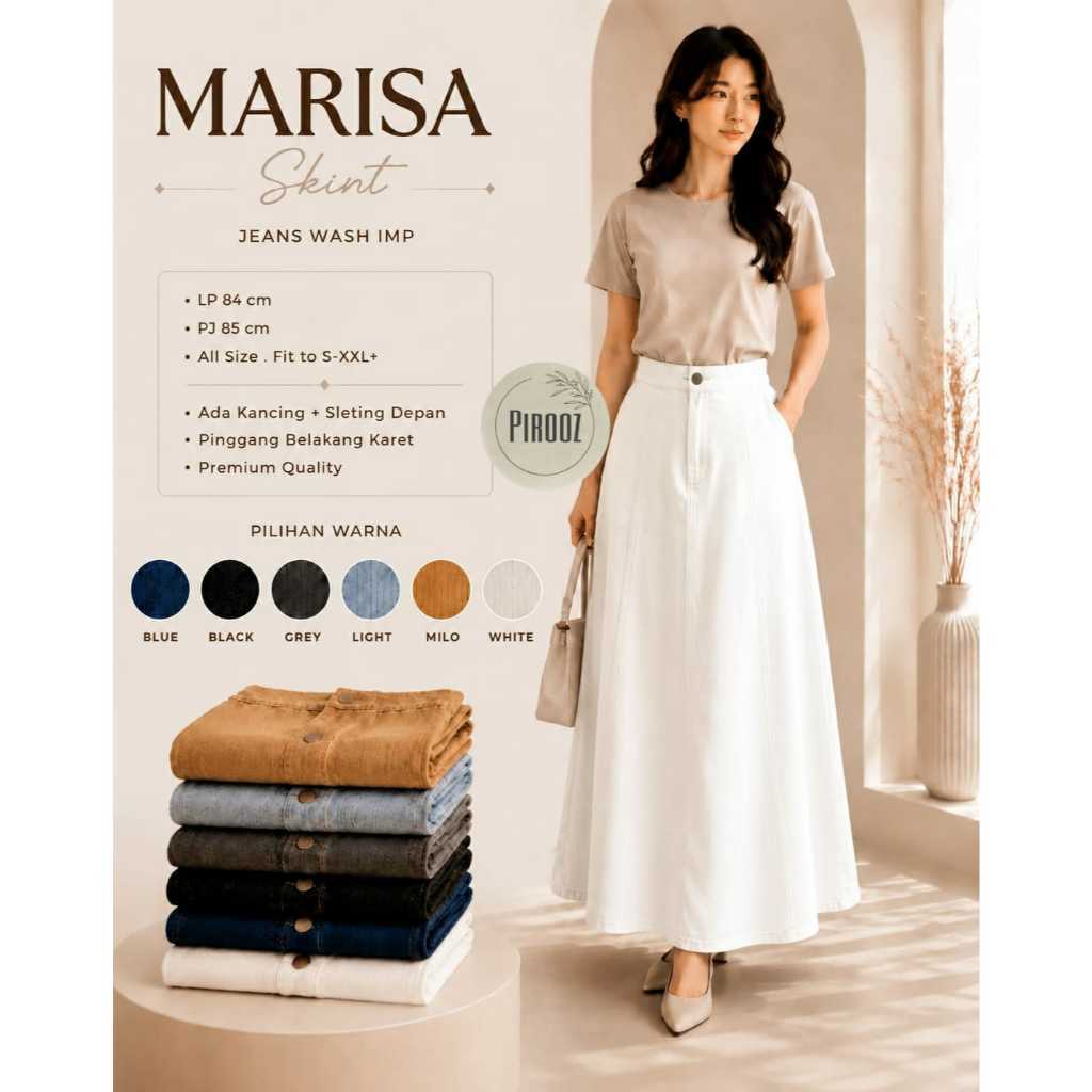 มีกลุ่มซื้อขายขอแอดมิน er elrumi MARISA SKIRT PIROOZ alya store