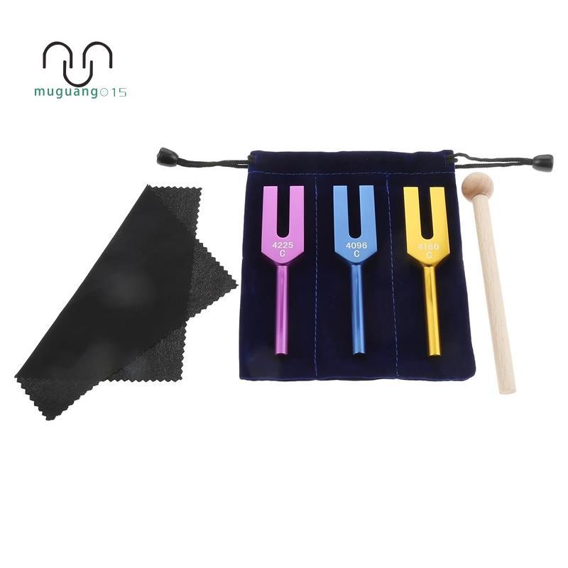 [ลดราคา MM]4096 Hz 4160 Hz 4225 Hz ชุดส้อมปรับแต่งเครื่องดนตรีสําหรับ Sound Healing