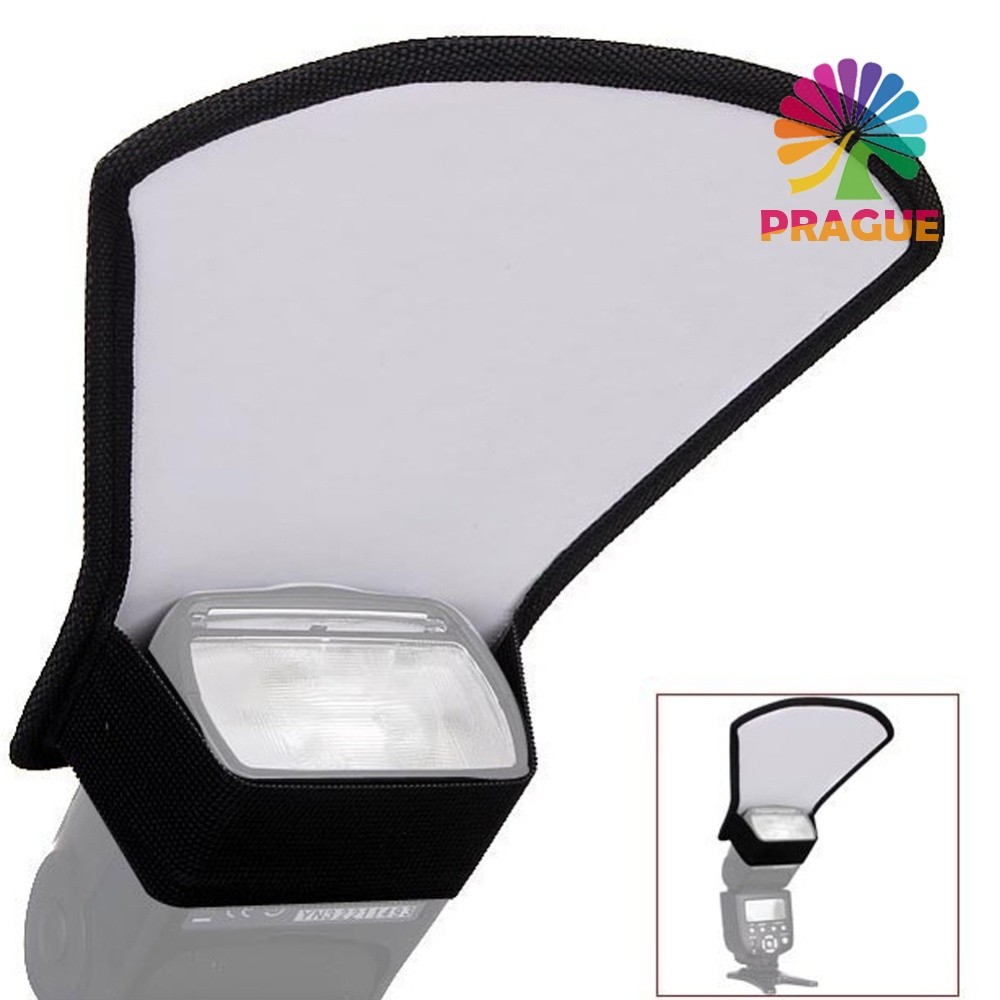 Flash Diffuser Reflector Bend Bounce Flash Diffuser แฟลช Bounce Reflector Diffuser สําหรับ Canon Nik