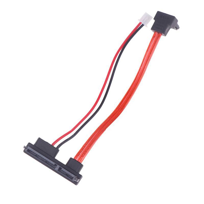 GG 1 PCS SATA To IDE Hard Drive Power Adapter Cable 90 องศามุม 22P 7 +15Pin 13 ซม.SATA Hard Drive Ca