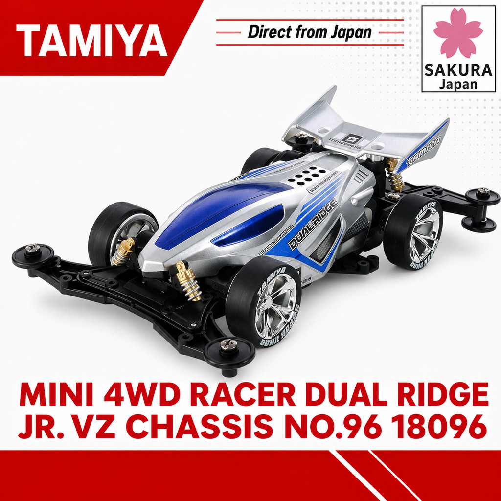 Tamiya Mini 4WD Racer Dual Ridge Jr. VZ Chassis No.96 / 18096