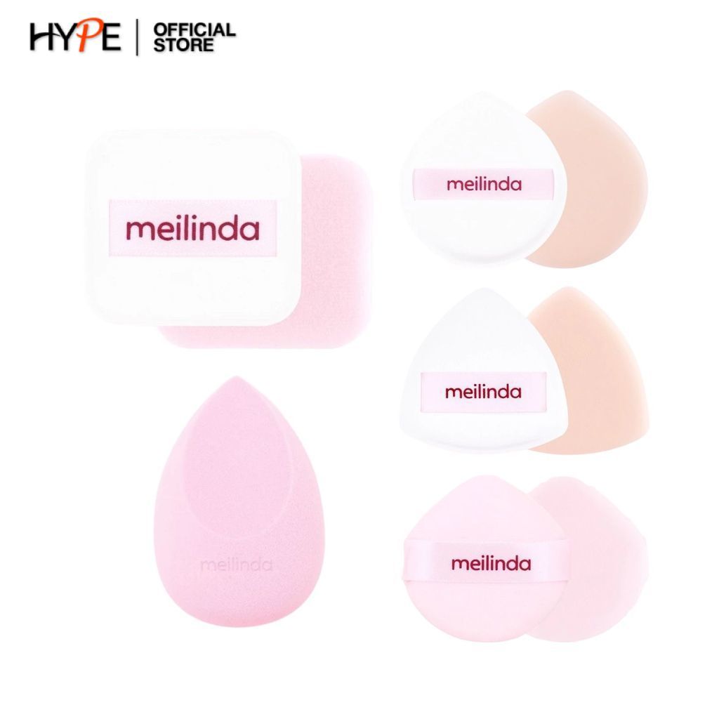 Meilinda Kindskin Beauty Tools Collection เมลินดา พัฟ ฟองน้ำ เนื้อนุ่ม งานผิวปกปิดเรียบเนียบ
