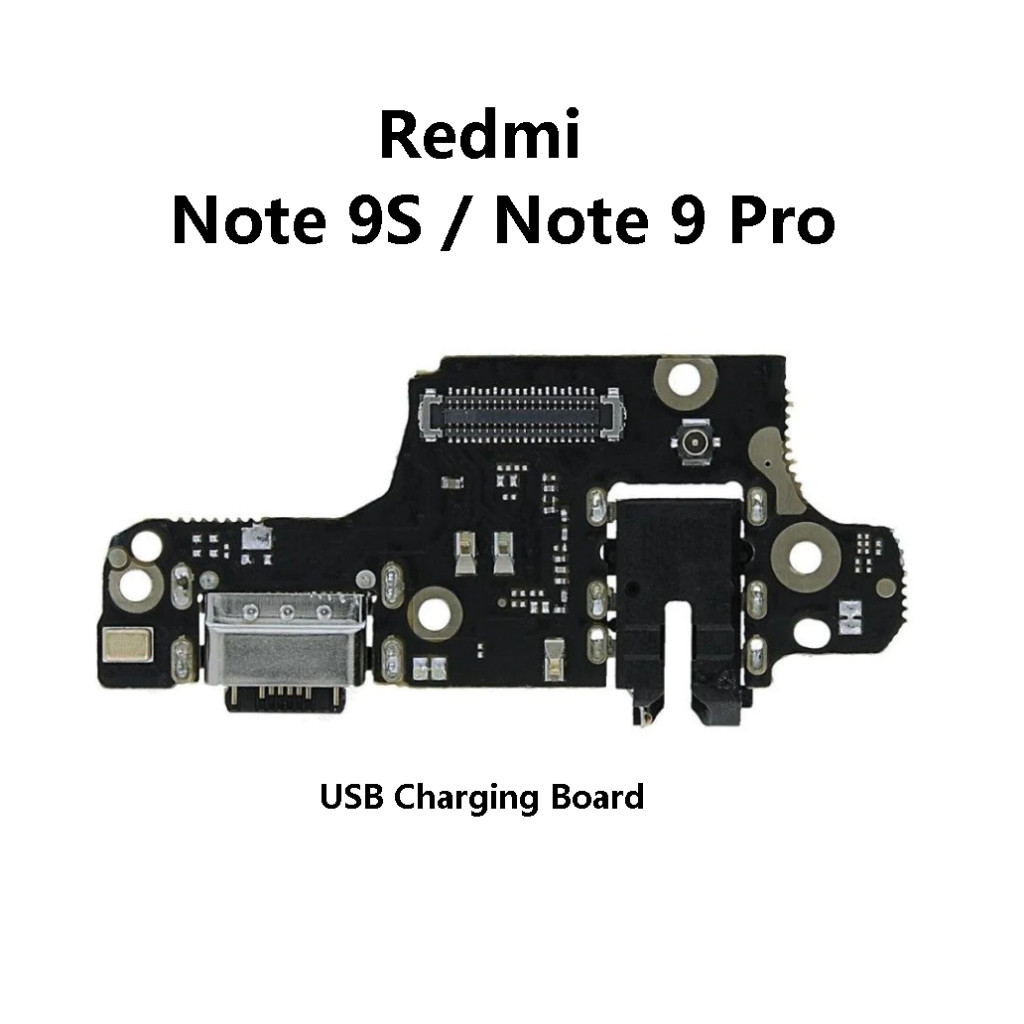 XM Redmi หมายเหตุ 9S / หมายเหตุ 9 Pro USB ชาร์จพอร์ตชาร์จไมโครโฟน Dock USB PCB Board Note9S / Note9P