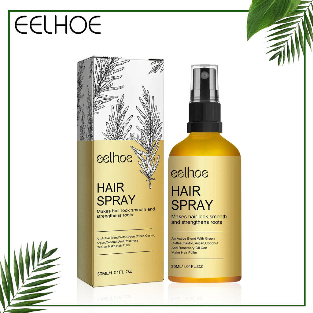 Eelhoe Rosemary Hair Spray Natural Hair Nourishing Essential Oil สะดวกยาวนานป้องกันผมร่วง Handmade R