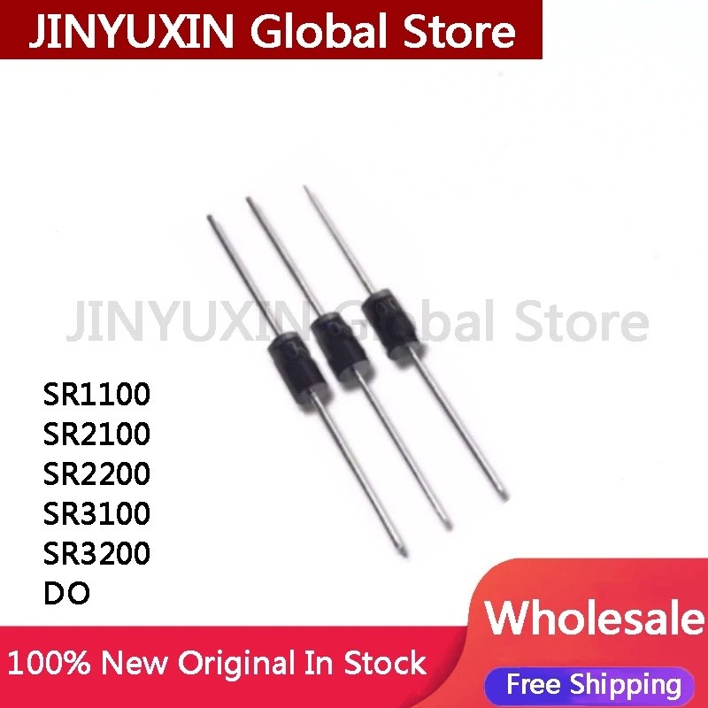 10 ชิ้น SR1100 SR2100 SR2200 SR3100 SR3200 Schottky ไดโอดในสต็อกขายส่ง