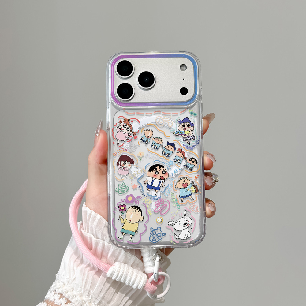 เข้ากันได้ เคสไอโฟน 18/17promax 17air iPhone 16pro Apple 15promax 14plus 13promax 12 11pro-HLYCK715