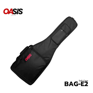 กระเป๋ากีต้าร์ไฟฟ้า Oasis BAG-E2 [มีหมอนคอ ซิปใหญ่] ฟองน้ำ 12mm กระเป๋ากีตาร์ไฟฟ้า กระเป๋ากีต้าร์ไฟฟ้าหนา