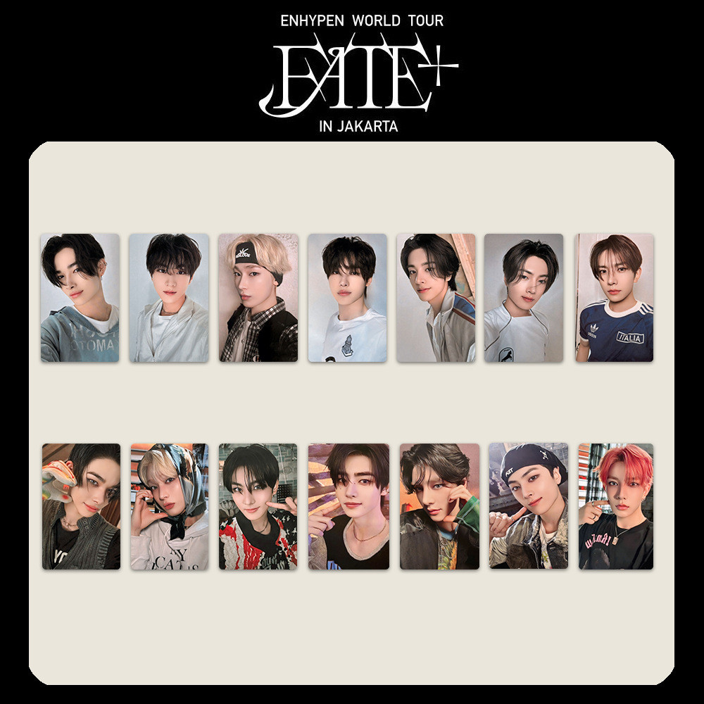 EN Fu ผสม ROMANCE UNTOLD Photocard JAKARTA JAKARTA Zhou Regular Second Series Photocard