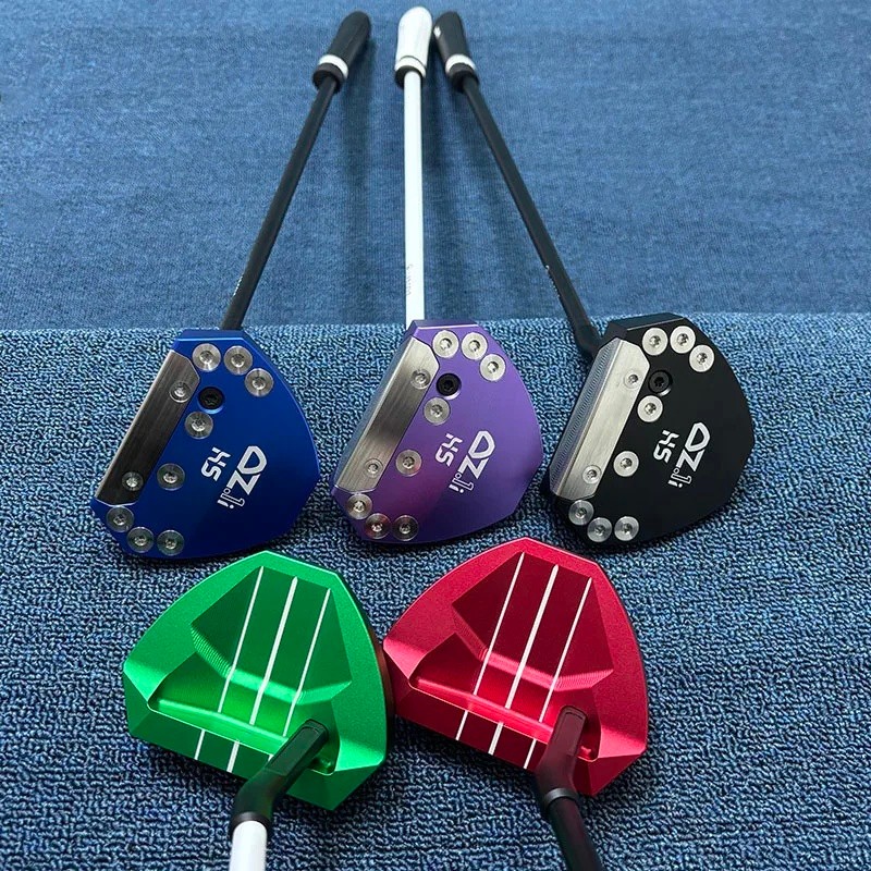 LY0I ใหม่ OZ1i HS Golf putter Heel-Shafted Putter Lie Angle Balance Putter สีดํา/สีขาว ACCRA Shaft 3