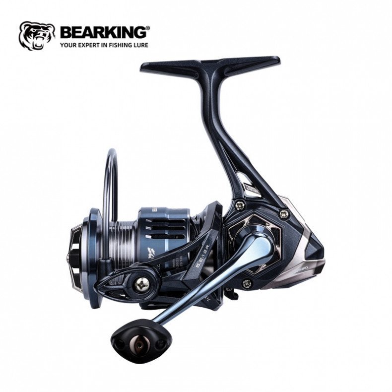 BEARKING PONTOS รอกตกปลา 7+1BB 5.2:1 Shore Casting คาร์บอนระบบเบรกรอกน้ําเค็ม CXFY