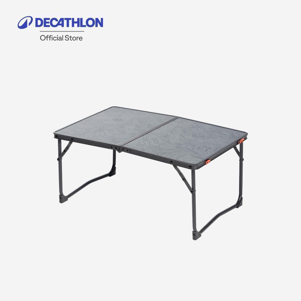 Decathlon Folding Camping Coffee Table โต๊ะแคมป์ปิ้ง พับได้ สำหรับ 2 ถึง 4 คน - Light Grey
