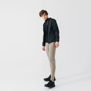 Decathlon Run Rain Men'S Running Wind And Rain Jacket เสื้อแจ็คเก็ตผู้ชายใส่วิ่งกันน้ำ รุ่น Kiprun Run 100 - Black