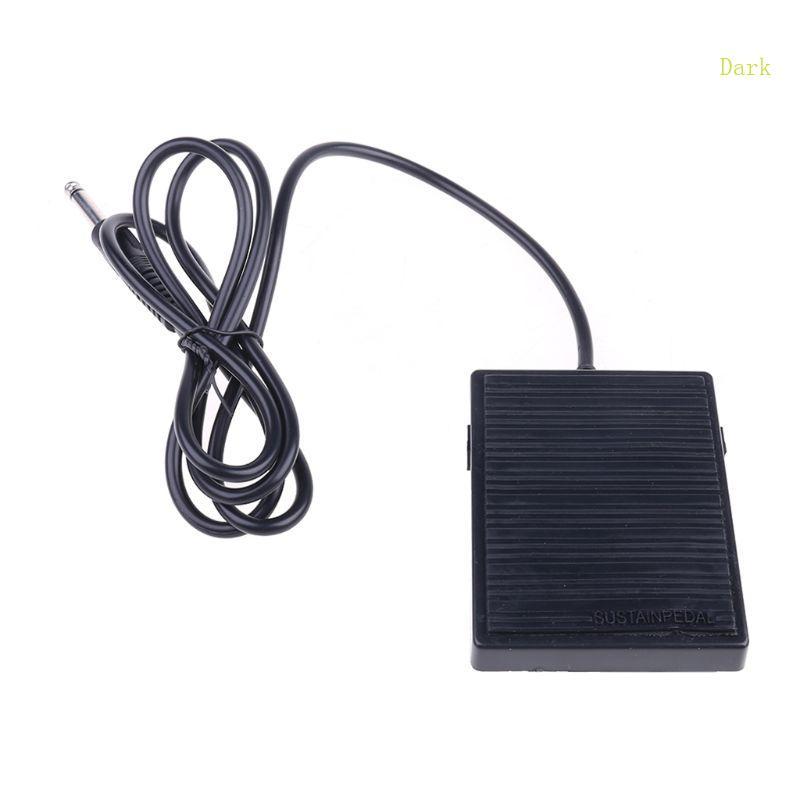 Dark Foot Pedal Keyboard Sustain Pedal Controller Switch สําหรับคีย์บอร์ดอิเล็กทรอนิกส์