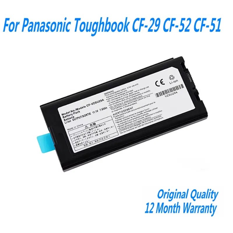 11.1V 7.65Ah CF-VZSU29A แบตเตอรี่แล็ปท็อปสําหรับ Panasonic CF-29 CF-51 CF-52 Series CF-VZSU29 CF-VZS