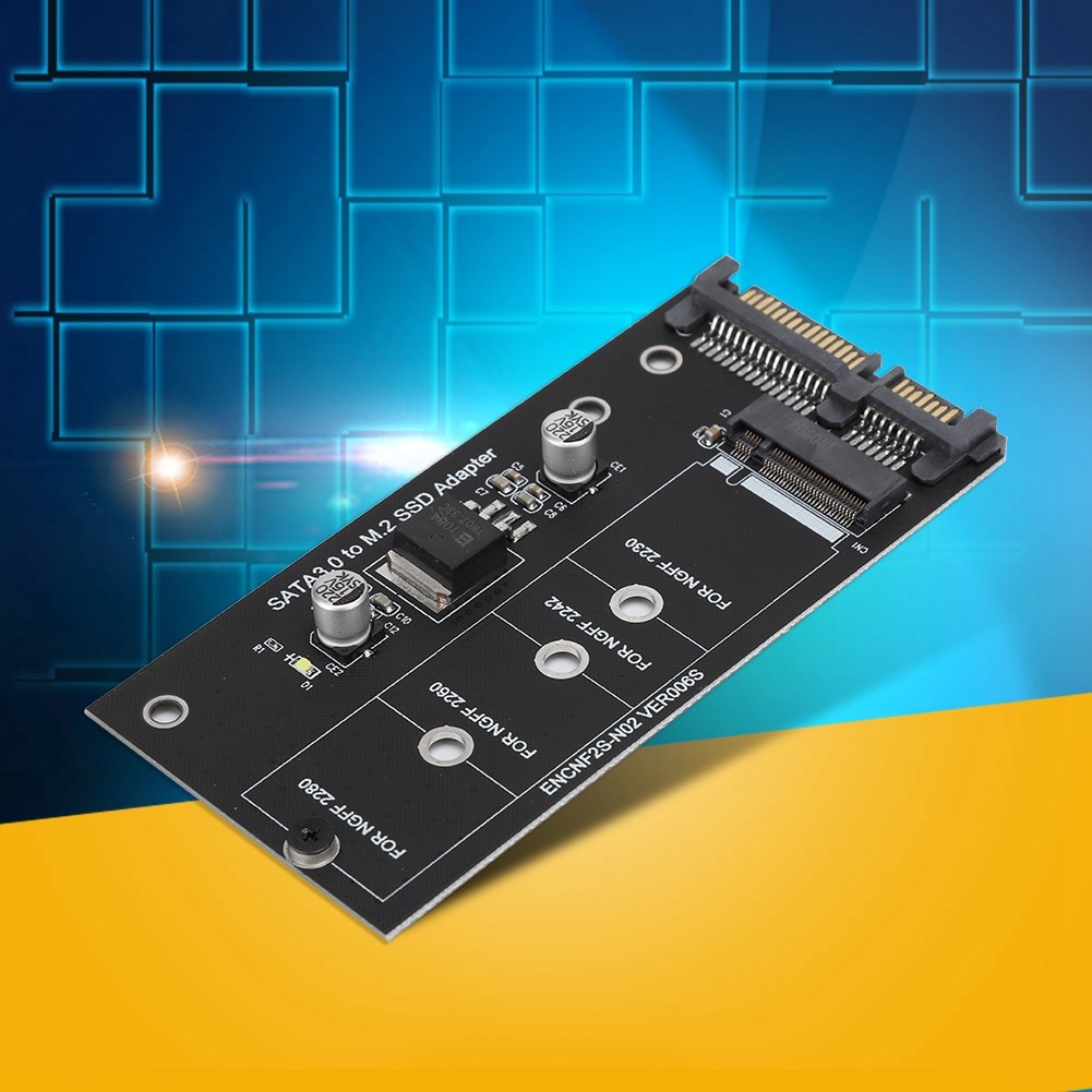 Airshi การ์ดอะแดปเตอร์ Encnf2SN02 M 2 NGFF 22Pin M.2 SSD ไปยัง Ard Disk สําหรับ Win10 32-Bit/64-Bit/