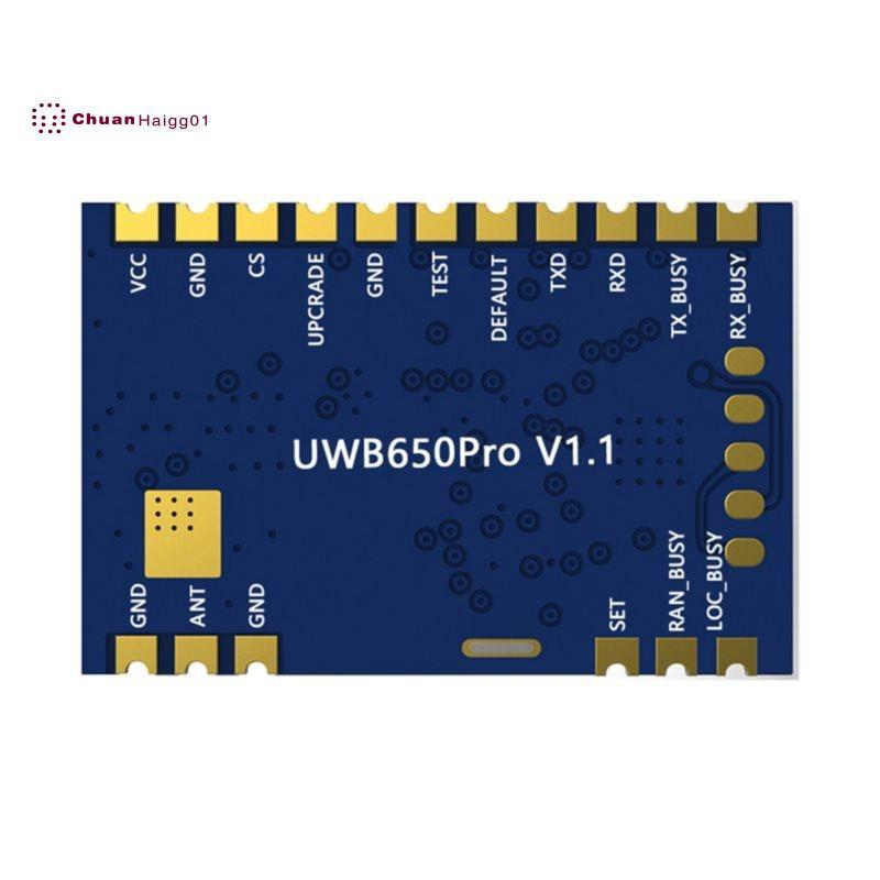 UWB650PRO 0.5W UWB โมดูลส่งสัญญาณตําแหน่งสูง ตั้งแต่ และข้อมูลพร้อมปัจจุบันการนอนหลับระดับ A ΜA