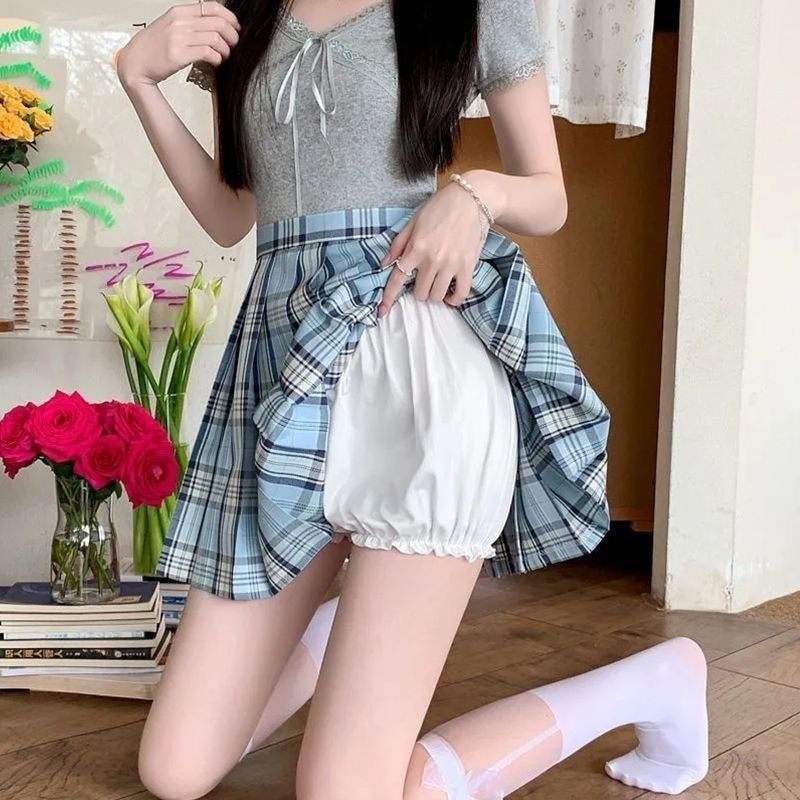 Jk Safety Pants Women lolita Pumpkin Pants Thin Student Girl Bud Shorts รับประกัน