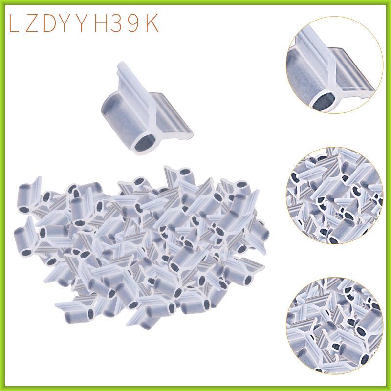 [lzdyyh39k] สีขาวการเกษตร Grafting คลิปทนทาน PP Plant Clamps Non Damaging สนับสนุนสําหรับบอนไซชาวไร่