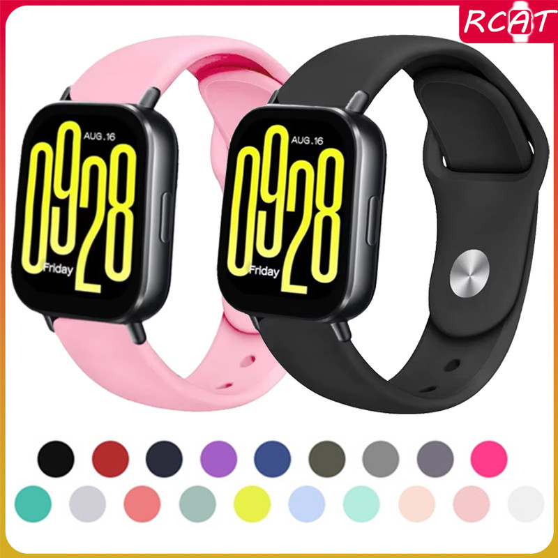 สายนาฬิกาซิลิโคน for Redmi Watch 5 Active/5 Lite/Samsung Galaxy Watch/Huawei/Amazfit Bip 6/Garmin/Xiaomi Watch 20/22 มม.
