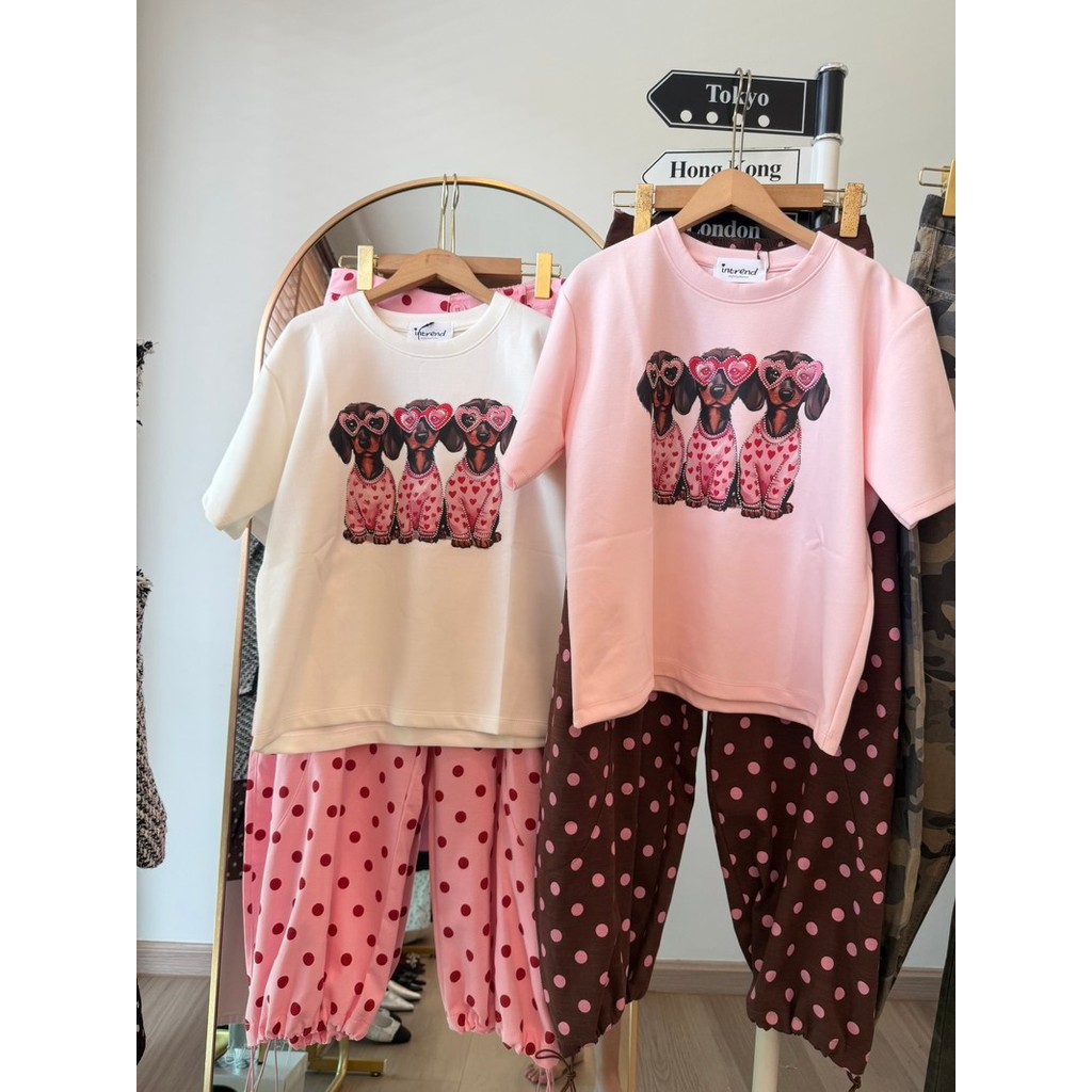 triple dog diamond t-shirt. เสื้อยืดคอกลม