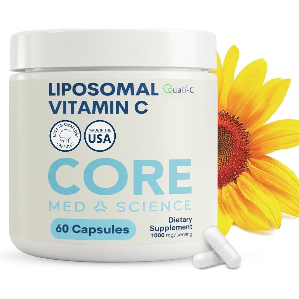 CoreMedScienceLiposmalVitaminC1000mg,60Capsules-Non-GMO|LiposomalVitaminCSupplementthatsPromotesHeal