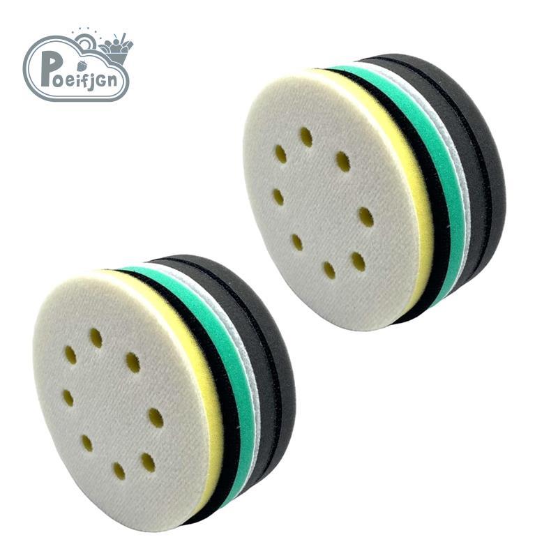 แผ่นขัดโฟม(8-แพ็ค), 5 นิ้ว 8 หลุมสําหรับ Orbital Sander- Surfprep Replacement สําหรับ Orbital Sander