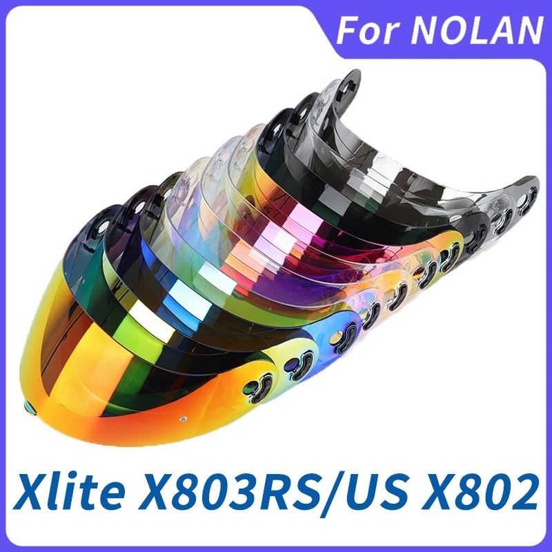หมวกกันน็อคโล่VisorสําหรับNOLAN X803, X803RS,X802RR,X702,X661 กระจกViseira Capacete De Motoอุปกรณ์เส