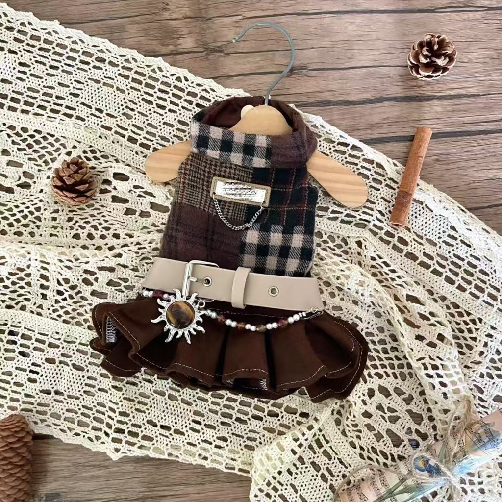 Pawsfun Dog Spring Summer Sling Dress Cat Dog Princess Dress