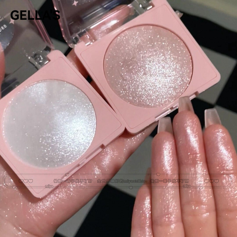 新款*GELLAS Highlight Cream Mashed Potatoes Highlight Paste Clear Crushed Diamond Highlight Paste