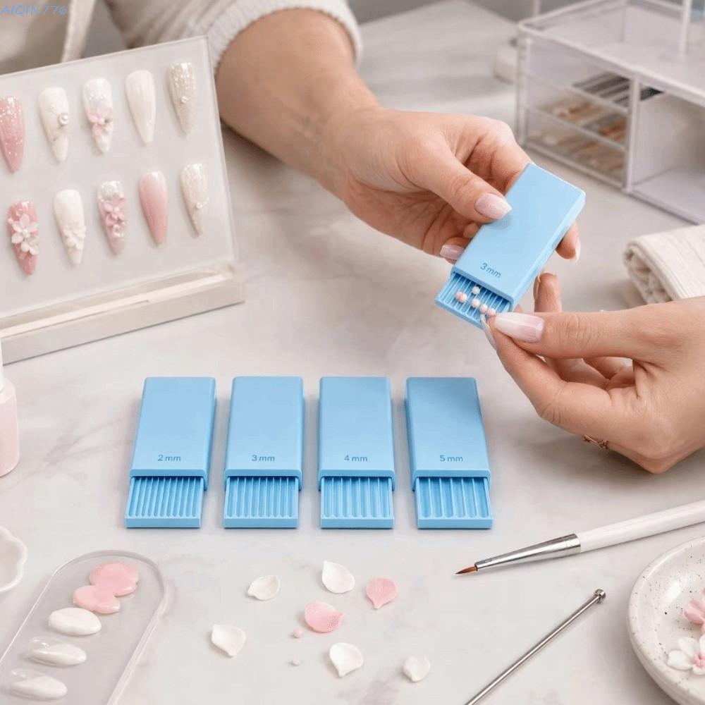 AIQIN77 4 ชิ้น Clay Gel Ball Maker เครื่องมือ, 2-5 มม.3D พิมพ์เครื่องปั้นดินเผา Clay Ball Maker, Han