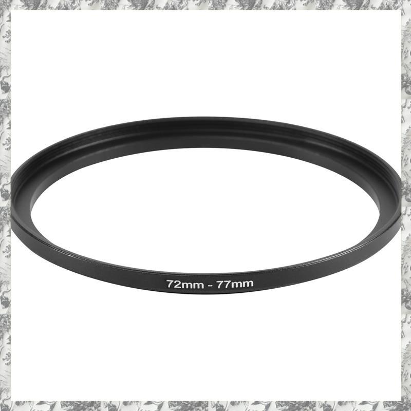 [DEO K] 72 มม.-77 มม.เลนส์กล้อง Step Up Filter แหวนอะแดปเตอร์โลหะสีดํา