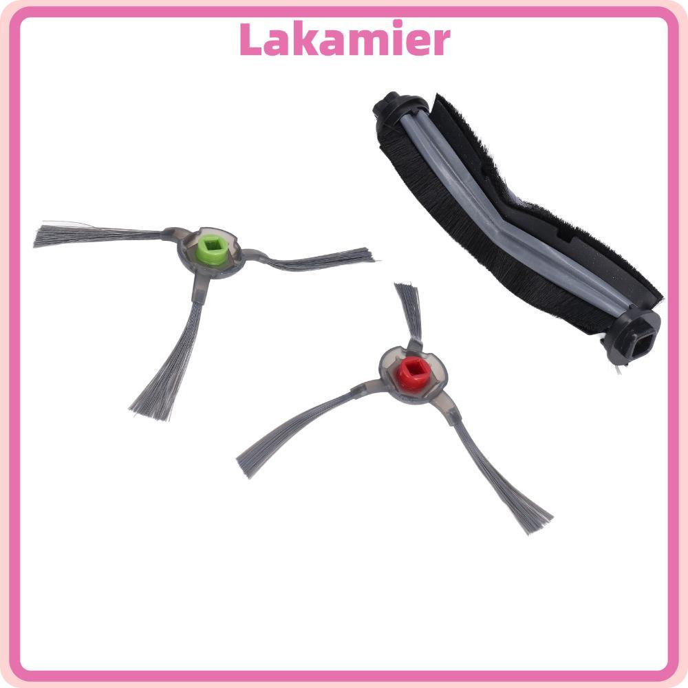 LAKA 3PCS แปรงขัดพื้นสูญญากาศ, PC ไฟเบอร์ Helical หัวแปรงสูญญากาศ, ทําความสะอาดง่ายสีเทาง่ายเปลี่ยนช