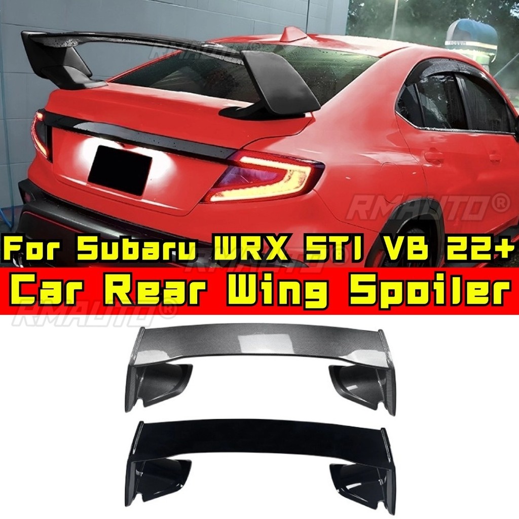 SUBARU Premium-สําหรับWRX STI VBรถด้านหลังสปอยเลอร์ปีกรถอุปกรณ์เสริมสําหรับSubaru WRX STI VB 2022 + 