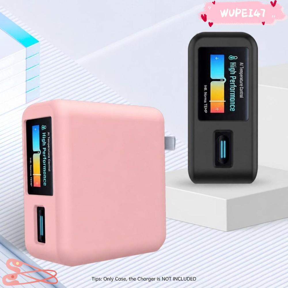 WUPEI47AD ซิลิโคน, ป้องกันฝุ่นนุ่มป้องกัน,แบบพกพากันกระแทกสีทึบพกพาสําหรับ CUKTECH 10 Ultra GaN Char