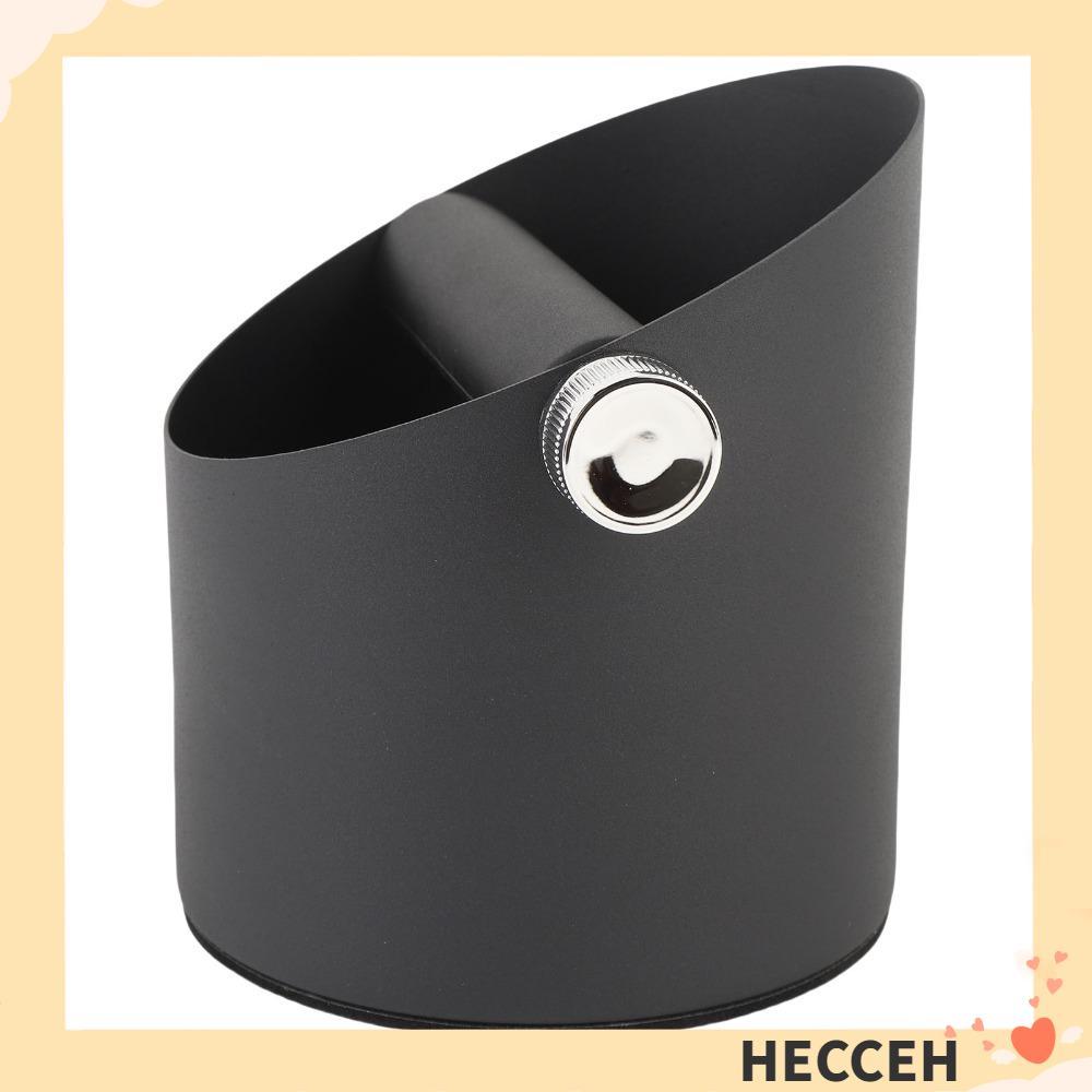 HECCEH Coffee Knock Box, Non-Slip Base Carbon Steel Espresso Knock Box, ทนทาน 20-Puck ความจุที่ถอดออ