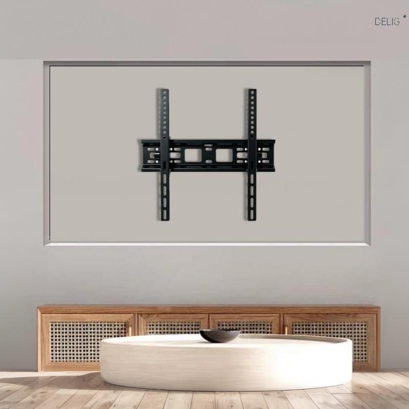DELIG>Universal Tilted TV Wall Mount Braet 32-55 นิ้วปรับ LED LCD TV Holder สําหรับห้องนั่งเล่นห้องน