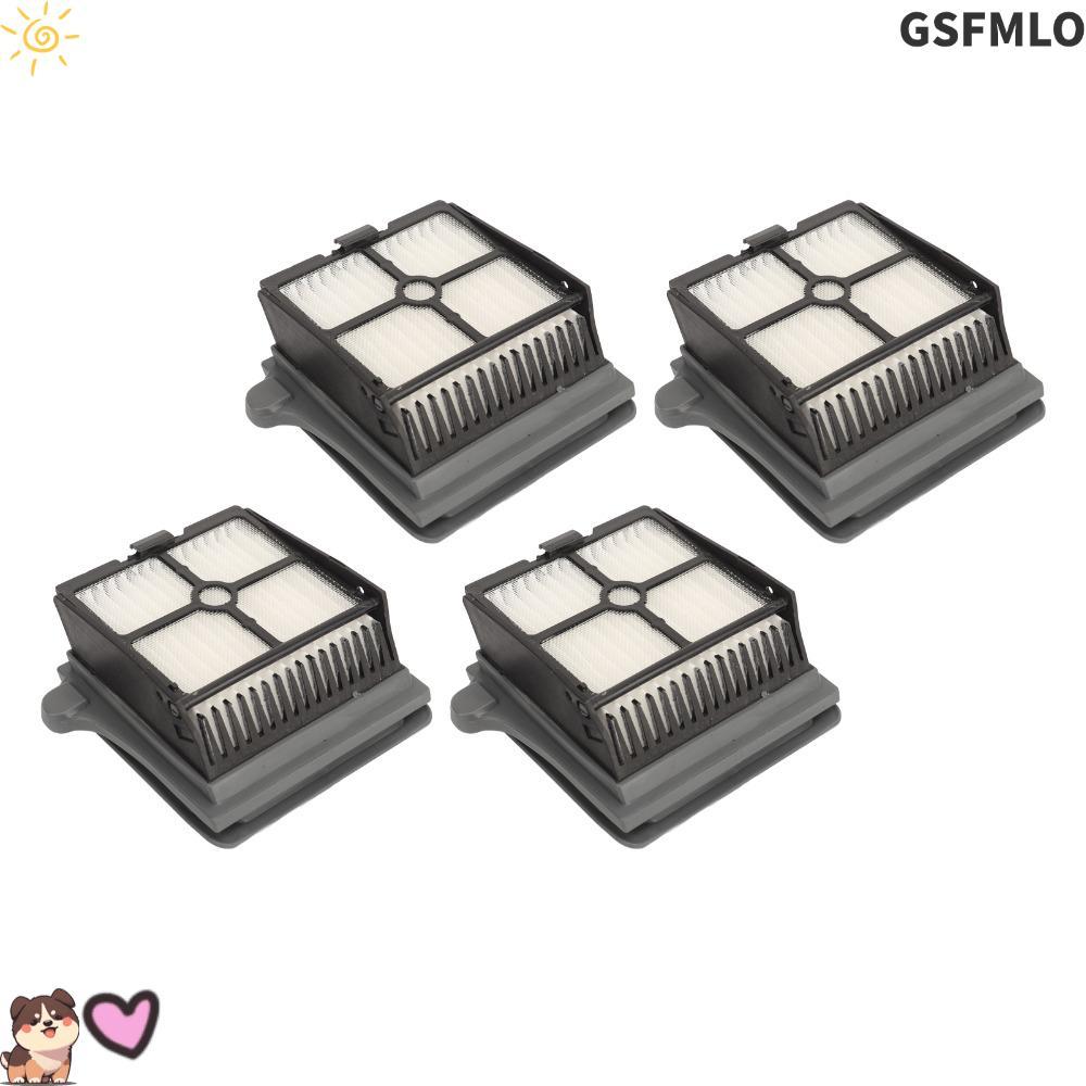 GSFMLO 4PCS เครื่องดูดฝุ่นกรอง, ABS สีเทาเครื่องดูดฝุ่น,ติดตั้งง่ายใช้งานร่วมกับเครื่องดูดฝุ่นแบบใช้