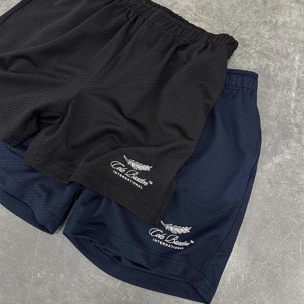 EXNB cole buxton Summer Sports Loose Double Mesh Breathable Quick-Drying กางเกงบาสเก็ตบอล