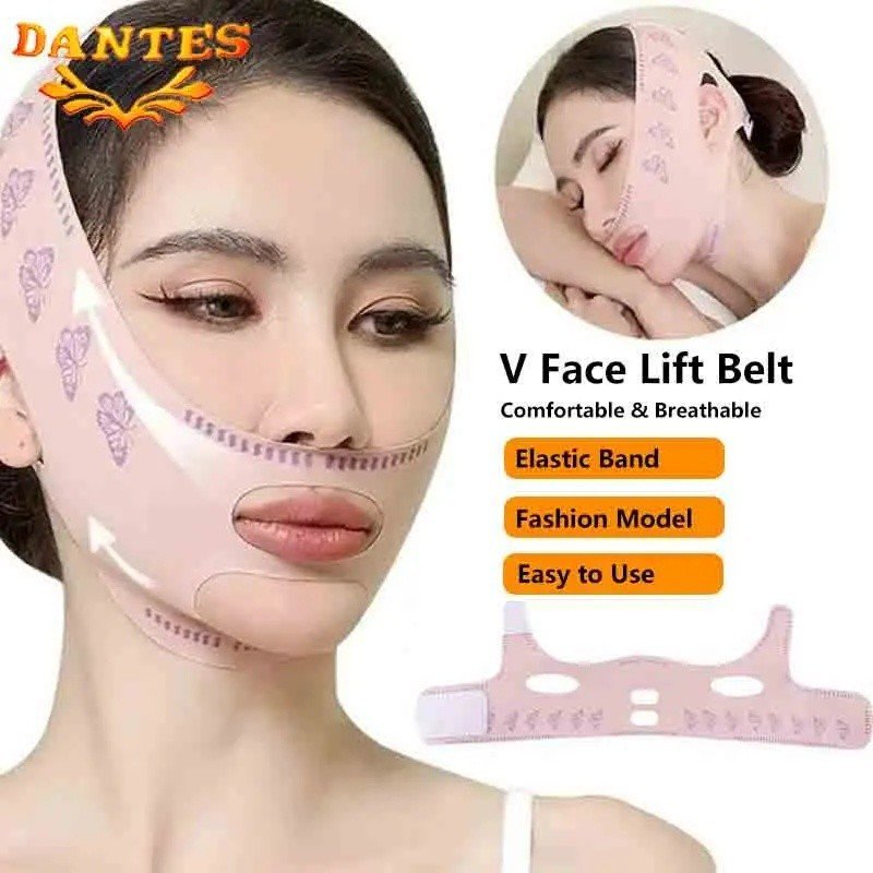 Breathable V Face Band Cheek Lift Up Face Mask Face V รูป Face Lifting Mask skincare เครื่องมือ W5I2